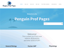 Tablet Screenshot of penguinprof.com